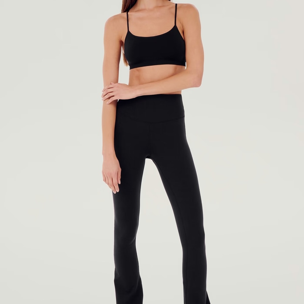Splits59 Black Raquel High Waist Flare Leggings